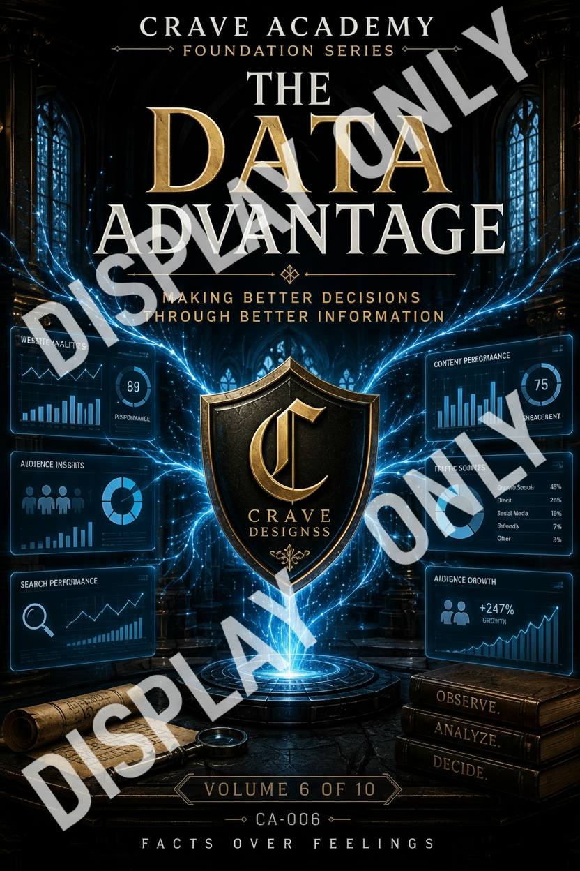CA-006: The Data Advantage — Crave Academy Publication — Display Only