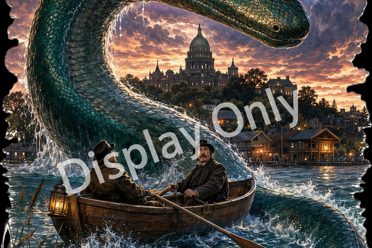 WHC-035 The Sea Serpent of Madison's Lakes — Display Only