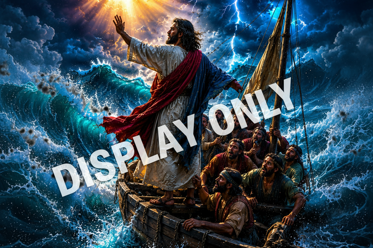 SSC-020 Jesus Calms the Storm | Display Only