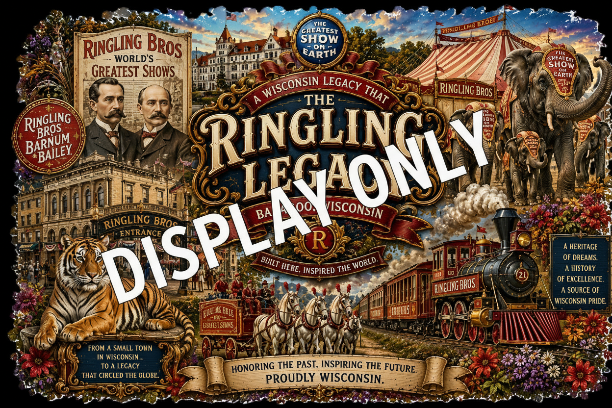 WHC-021 The Ringling Legacy — Baraboo Wisconsin — Display Only