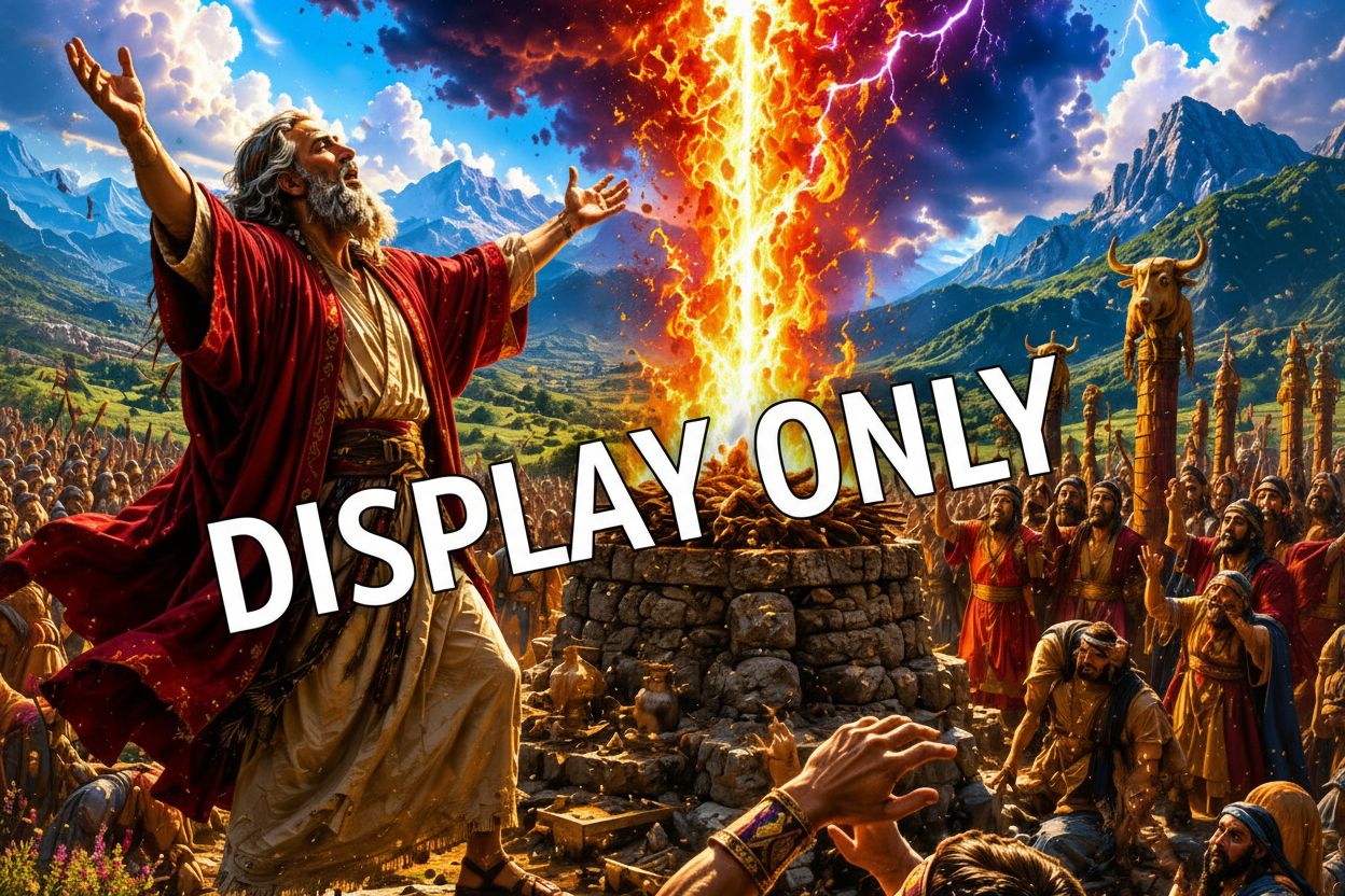 SSC-019 Elijah and the Prophets of Baal | Display Only