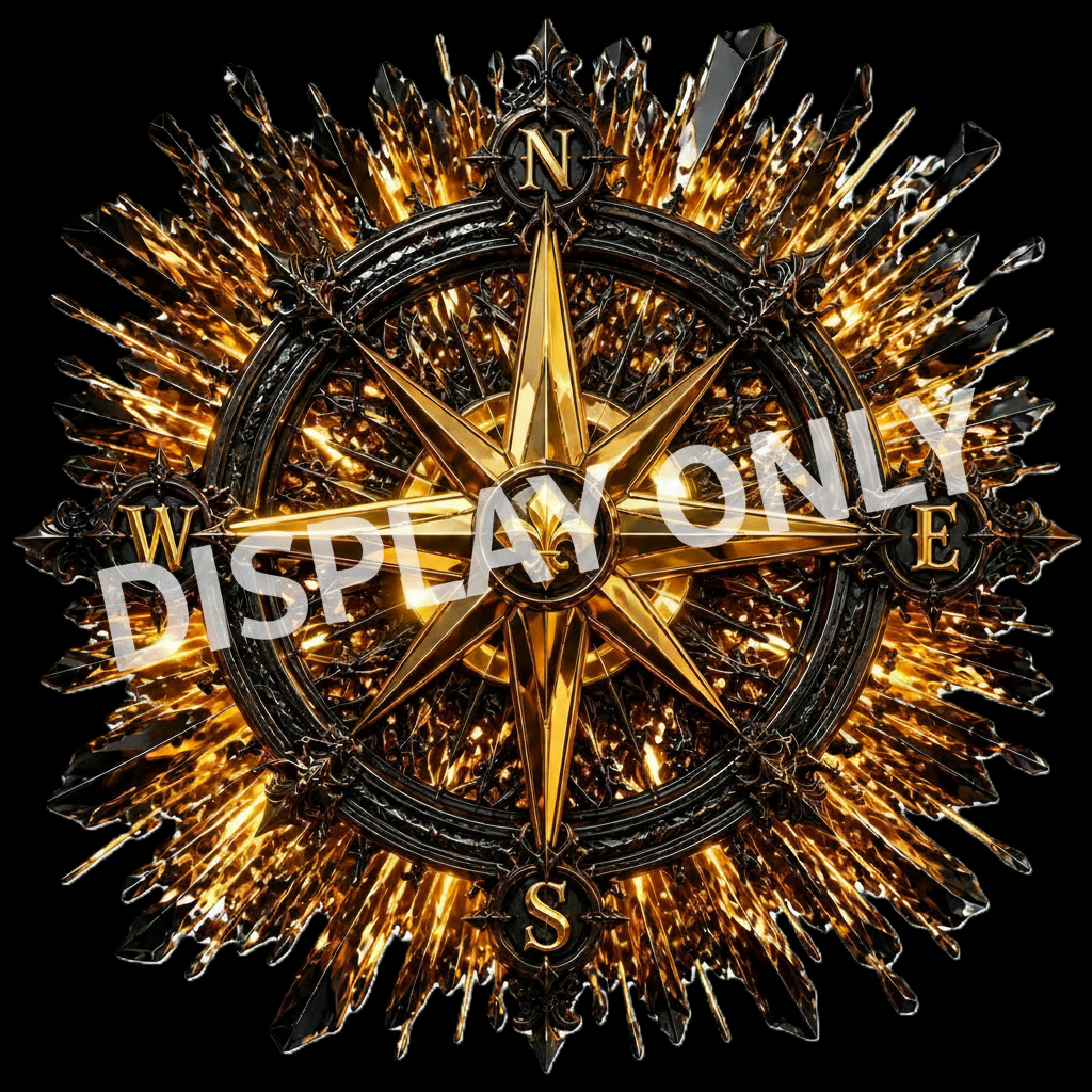 WS-021: Sovereign Compass Rose - Display Only
