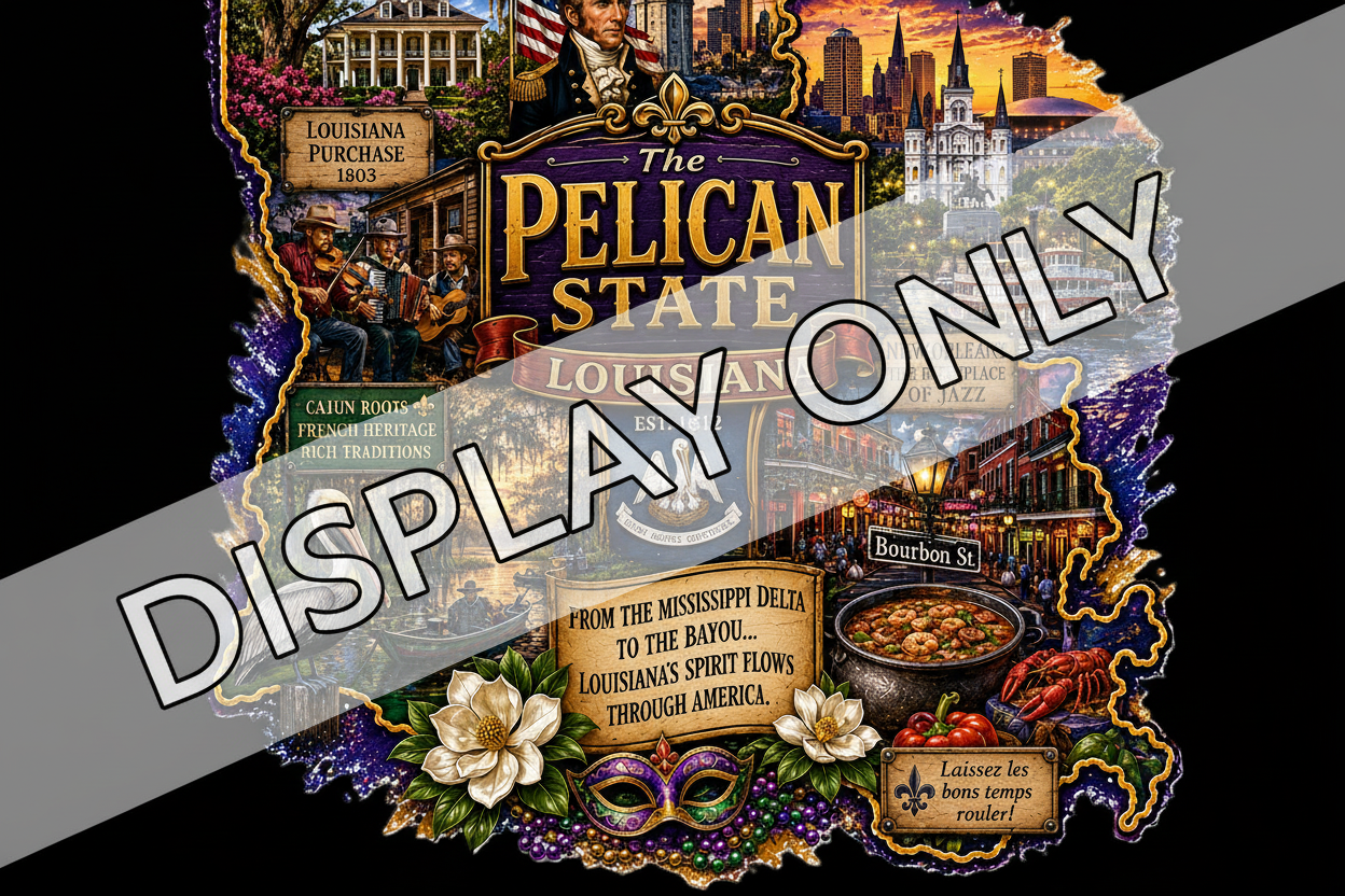 AHC-017 Louisiana — The Pelican State | Display Only