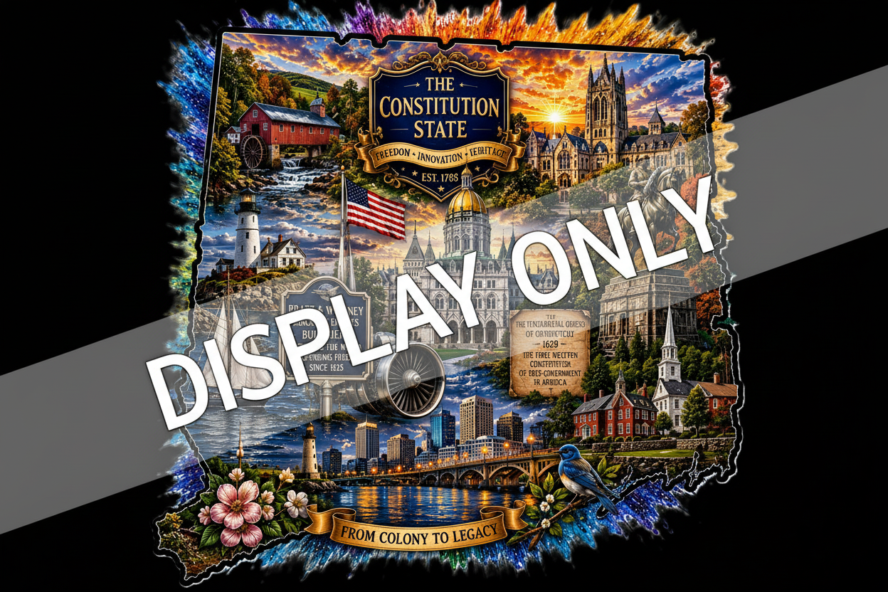 AHC-014 Connecticut — The Constitution State | Display Only