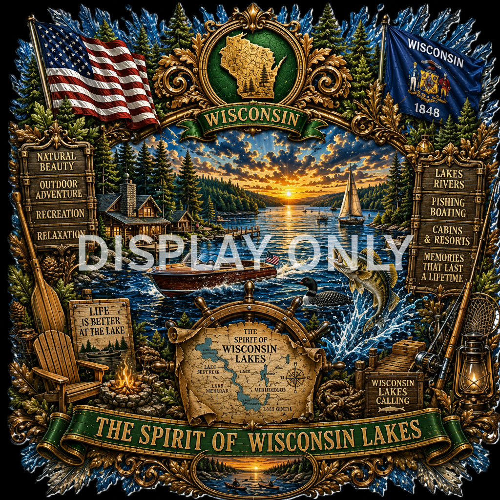 WHC-015: The Spirit of Wisconsin Lakes — Wisconsin Heritage Collection — Display Only