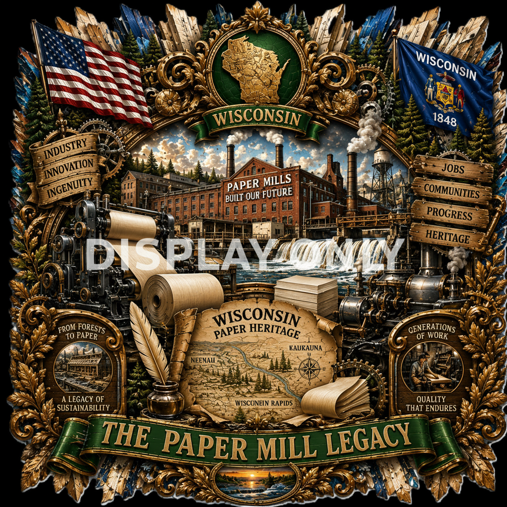 WHC-013: The Paper Mill Legacy — Wisconsin Heritage Collection — Display Only