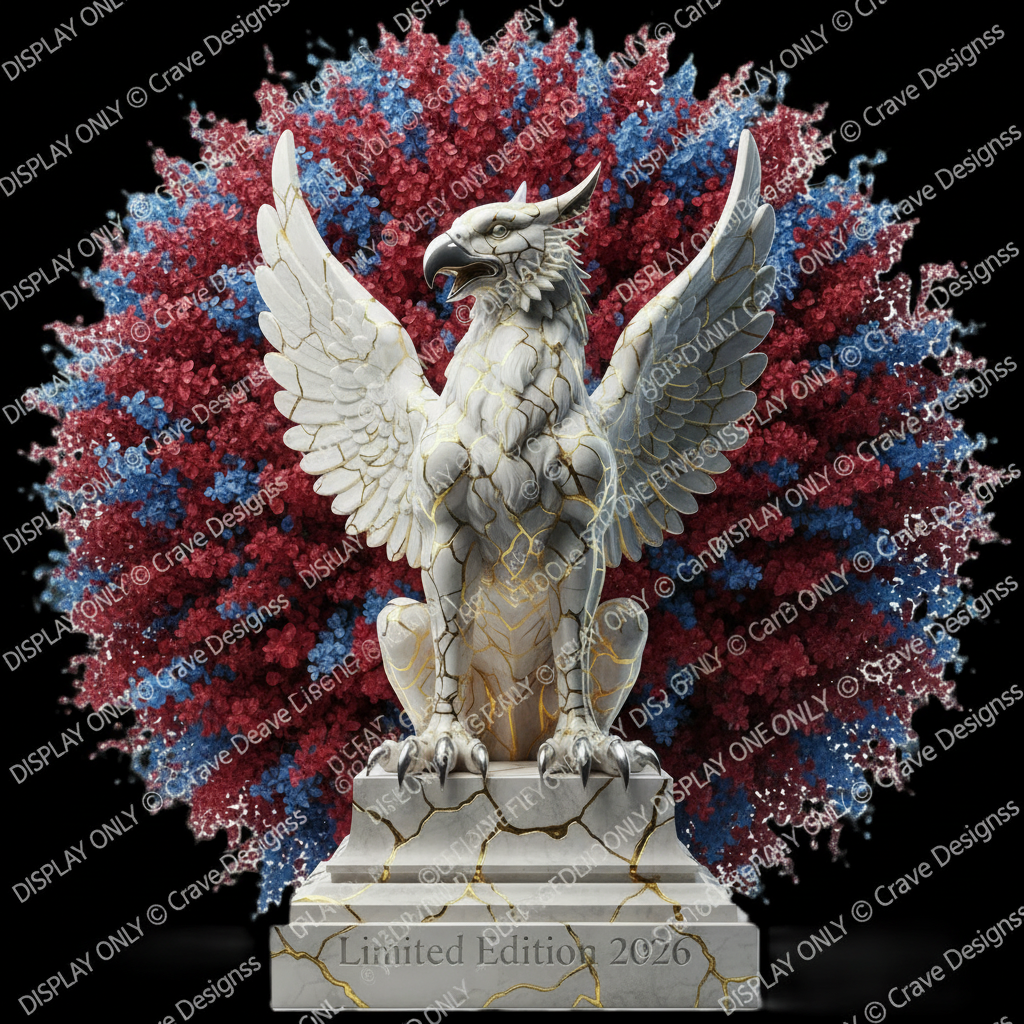 Sovereign Gryphon Guardian Limited Edition 2026 — Display Only © Crave Designss | LE-2026-04