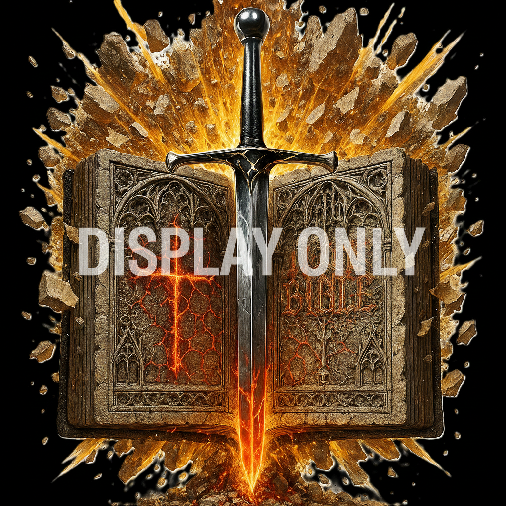 LE-015: The Sovereign Word (Sword and Bible Relic) - Display Only