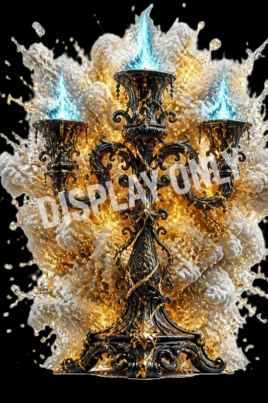 WS-023: Iron Candelabra - Display Only
