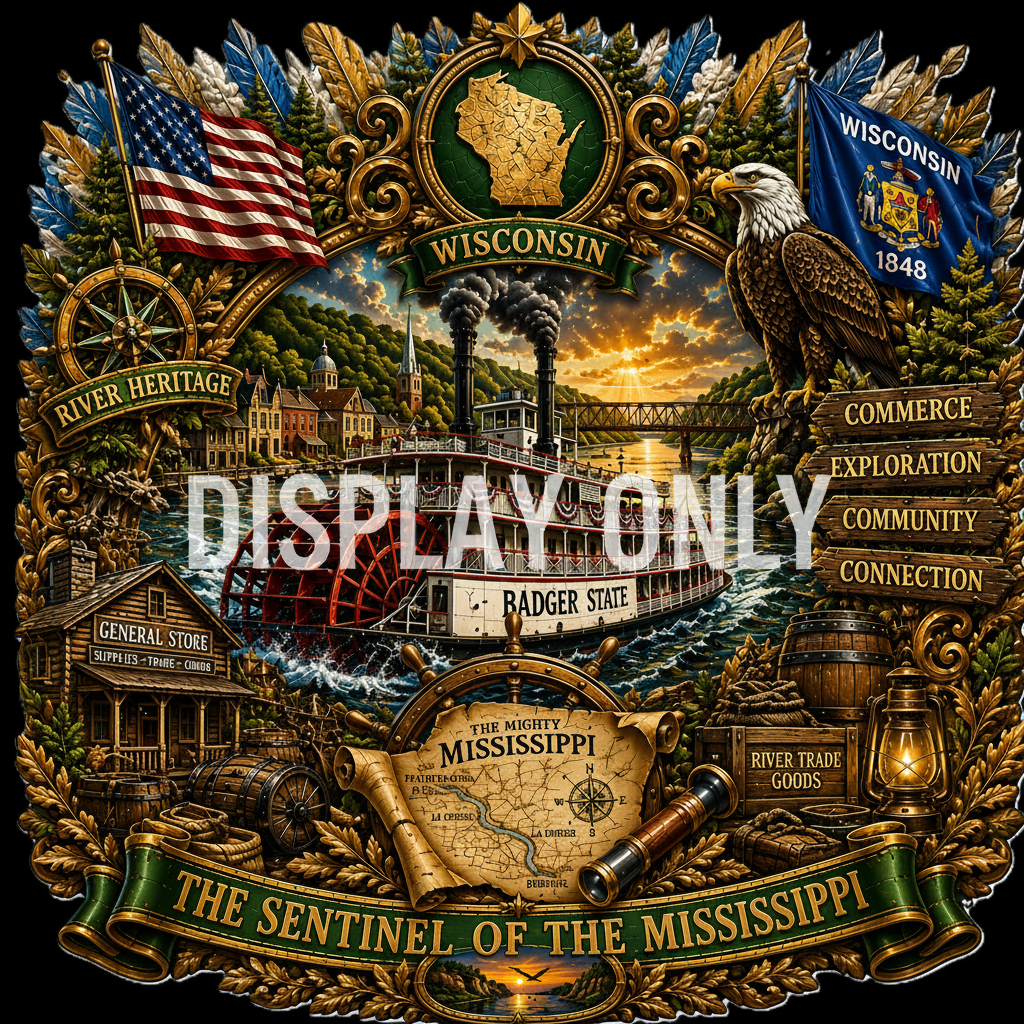 WHC-011: The Sentinel of the Mississippi — Wisconsin Heritage Collection — Display Only