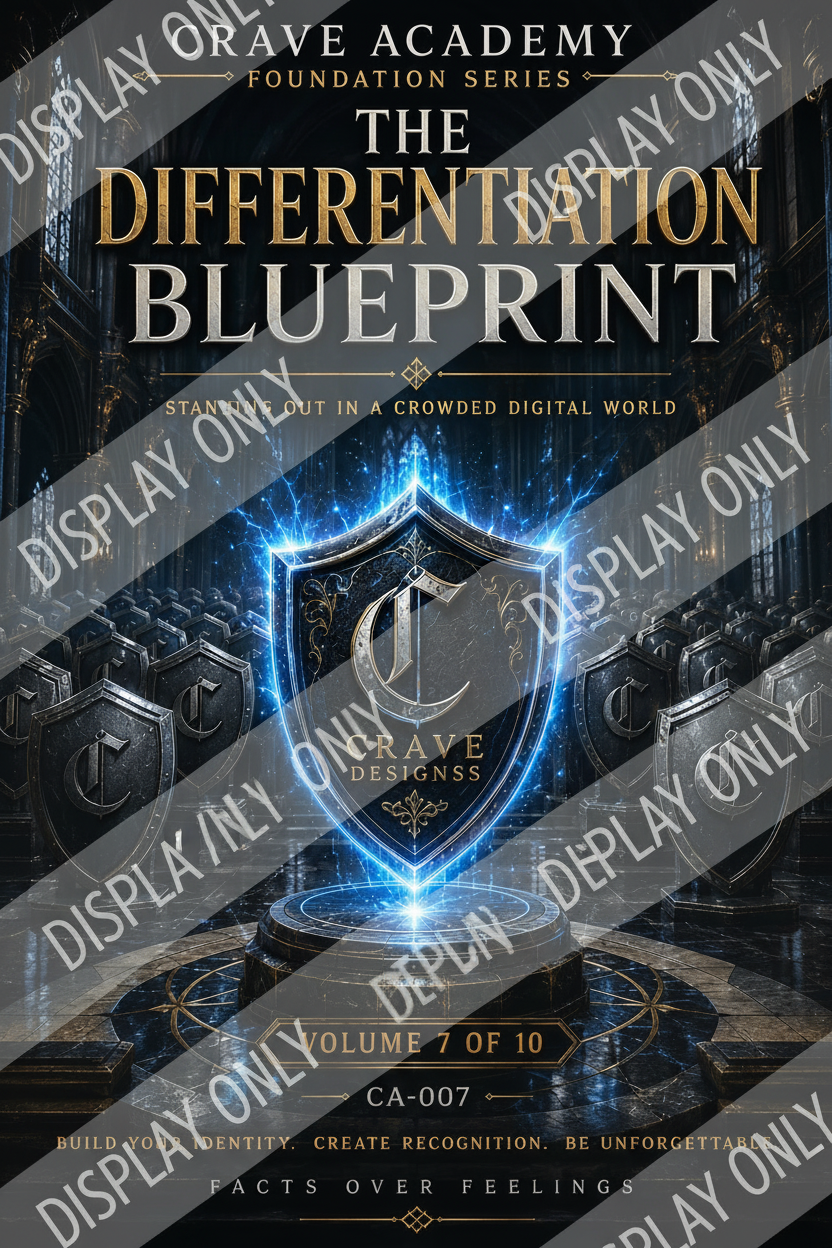 CA-007: The Differentiation Blueprint — Crave Academy Publication — Display Only