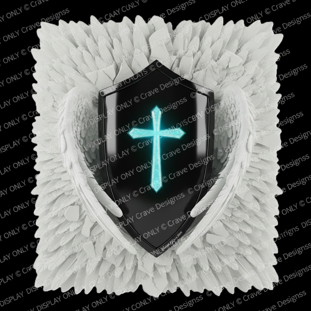Shield of the Archangel Limited Edition 2026 — Display Only © Crave Designss | LE-2026-02