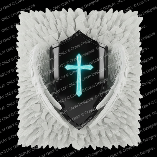Shield of the Archangel Limited Edition 2026 — Display Only © Crave Designss | LE-2026-02