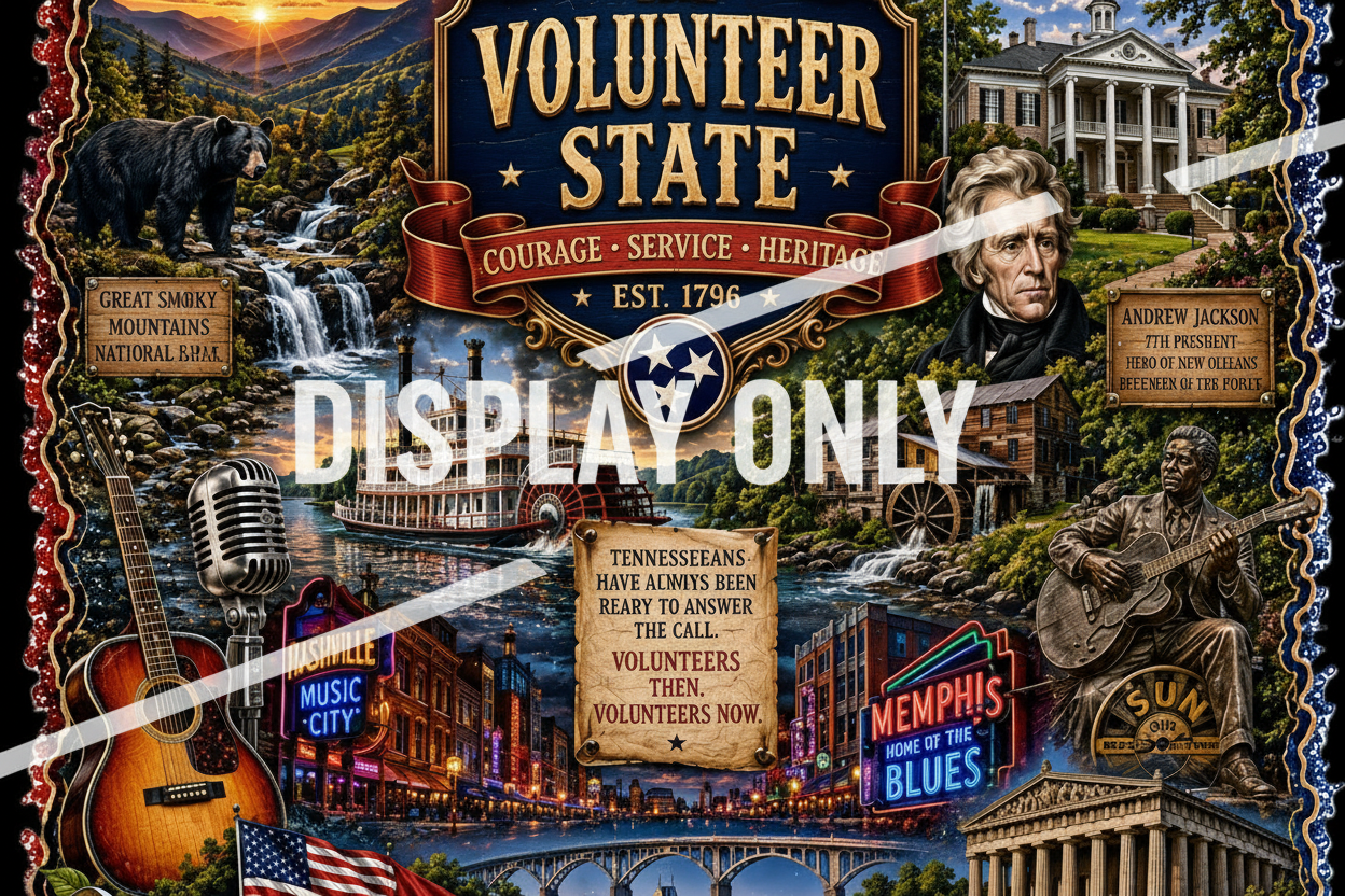 AHC-015 Tennessee — The Volunteer State | Display Only