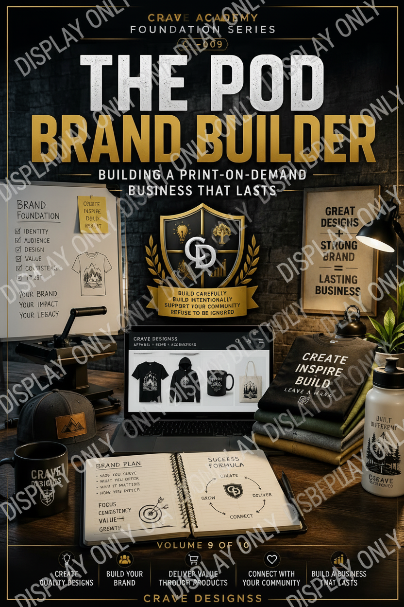 CA-009: The POD Brand Builder — Crave Academy Publication — Display Only
