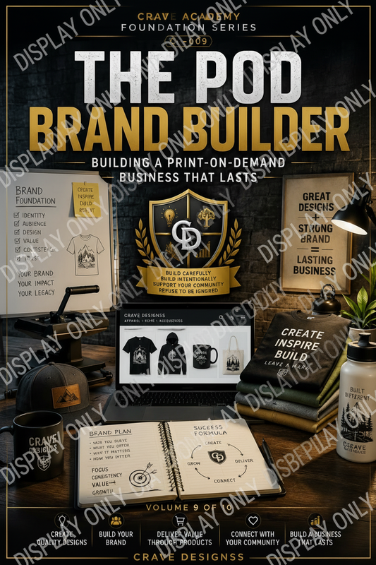CA-009: The POD Brand Builder — Crave Academy Publication — Display Only