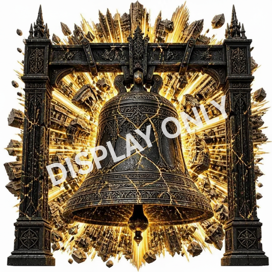 WS-012: Kintsugi Cathedral Bell - Display Only