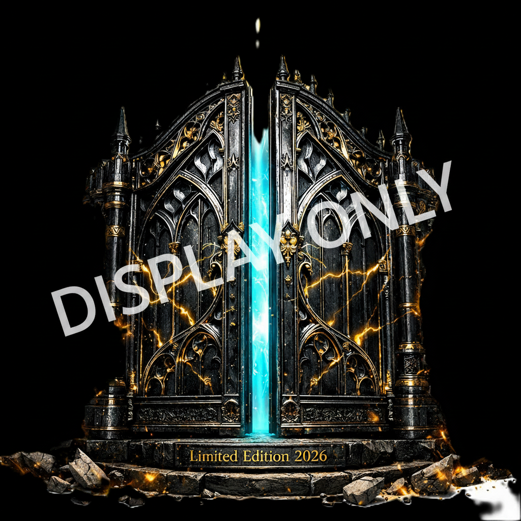 LE-030: Sovereign Cathedral Gate (Architectural Edition) - Display Only
