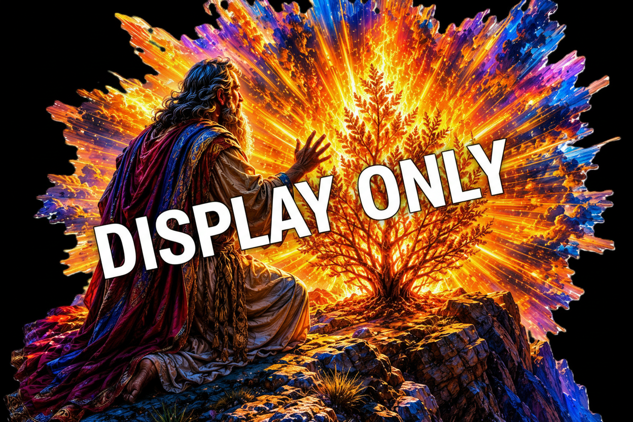 SSC-011 Moses and the Burning Bush | Display Only