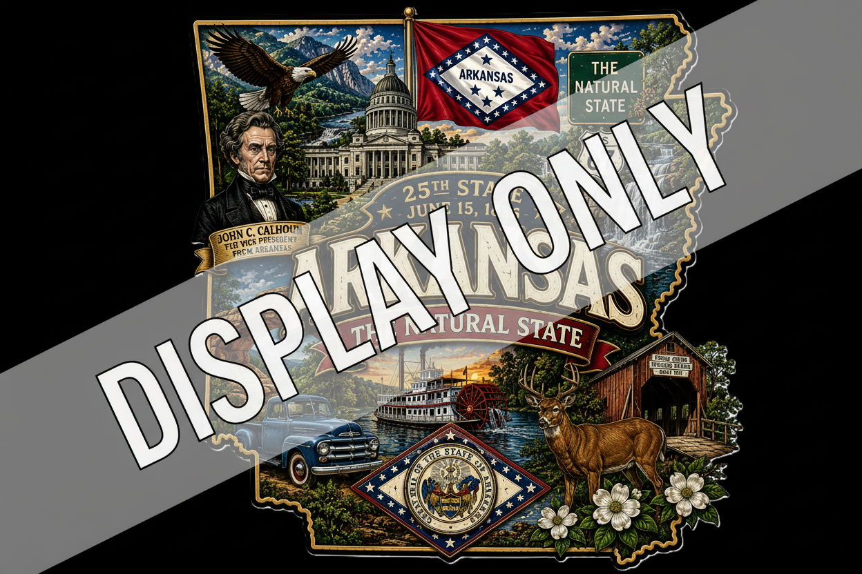AHC-024 Arkansas The Natural State — American Heritage Collection — Display Only