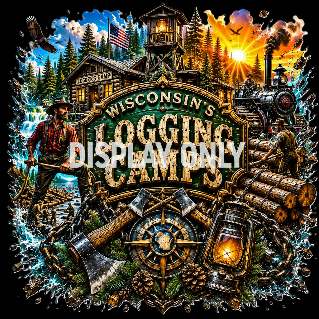 WHC-017: Wisconsin's Logging Camps — Wisconsin Heritage Collection — Display Only