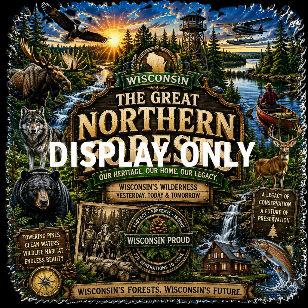 WHC-020: The Great Northern Forests — Wisconsin Heritage Collection — Display Only