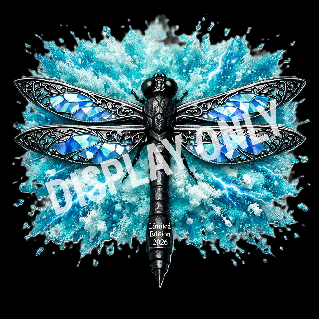 LE-010: The Iron Dragonfly (Iridescent Mist Edition) - Display Only