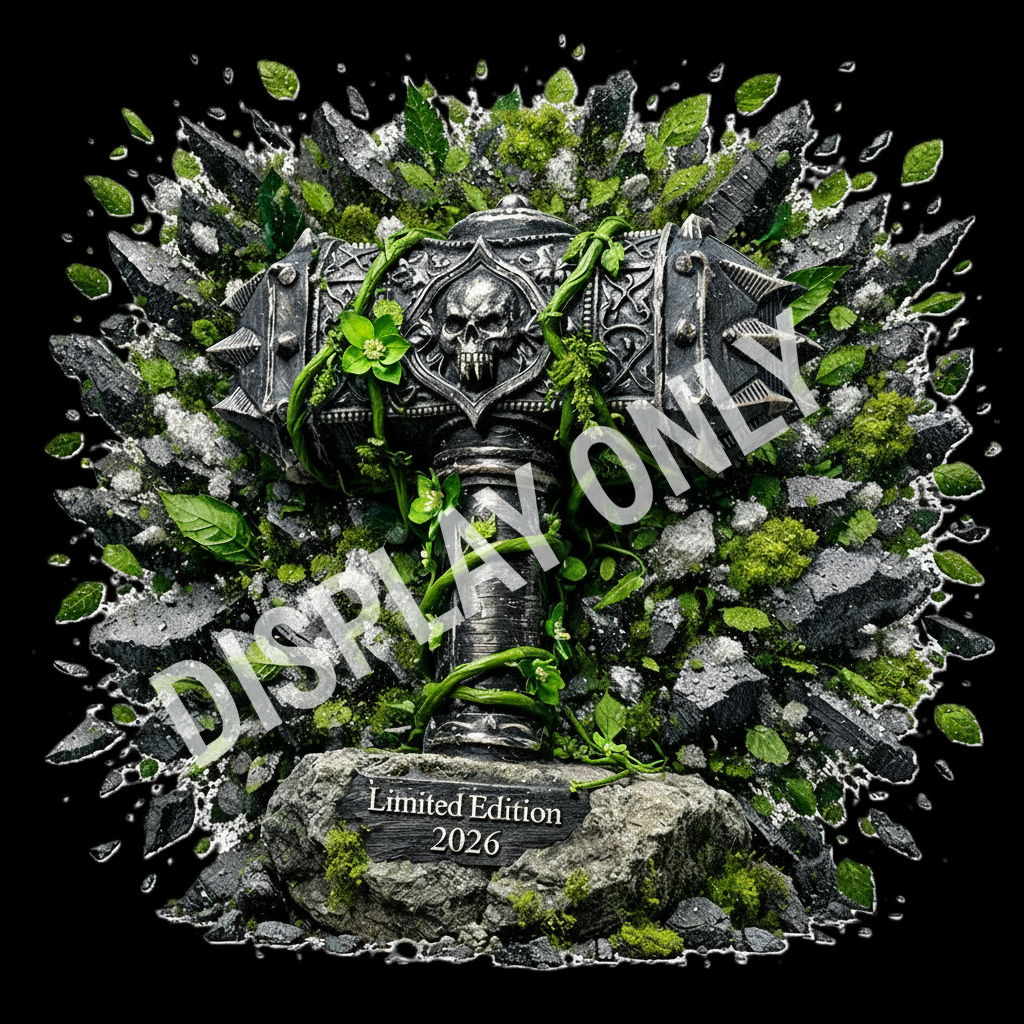 LE-012: The Reclamation Hammer (Nature vs Industry) - Display Only