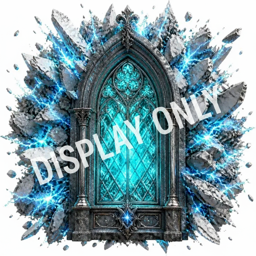 WS-022: Cathedral Arched Window - Display Only