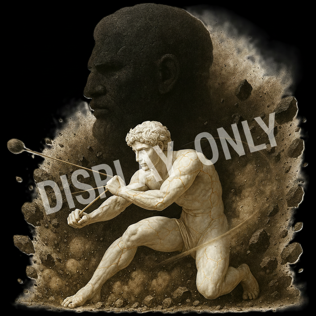 LE-016: The Giant-Slayer (David vs Goliath Narrative) - Display Only