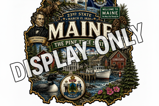 AHC-022 Maine The Pine Tree State — American Heritage Collection — Display Only