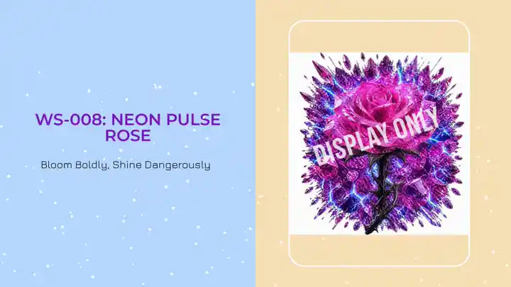 WS-008: Neon Pulse Rose by@Outfy