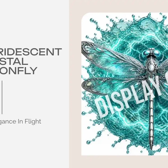 WS-007: Iridescent Crystal Dragonfly by@Outfy