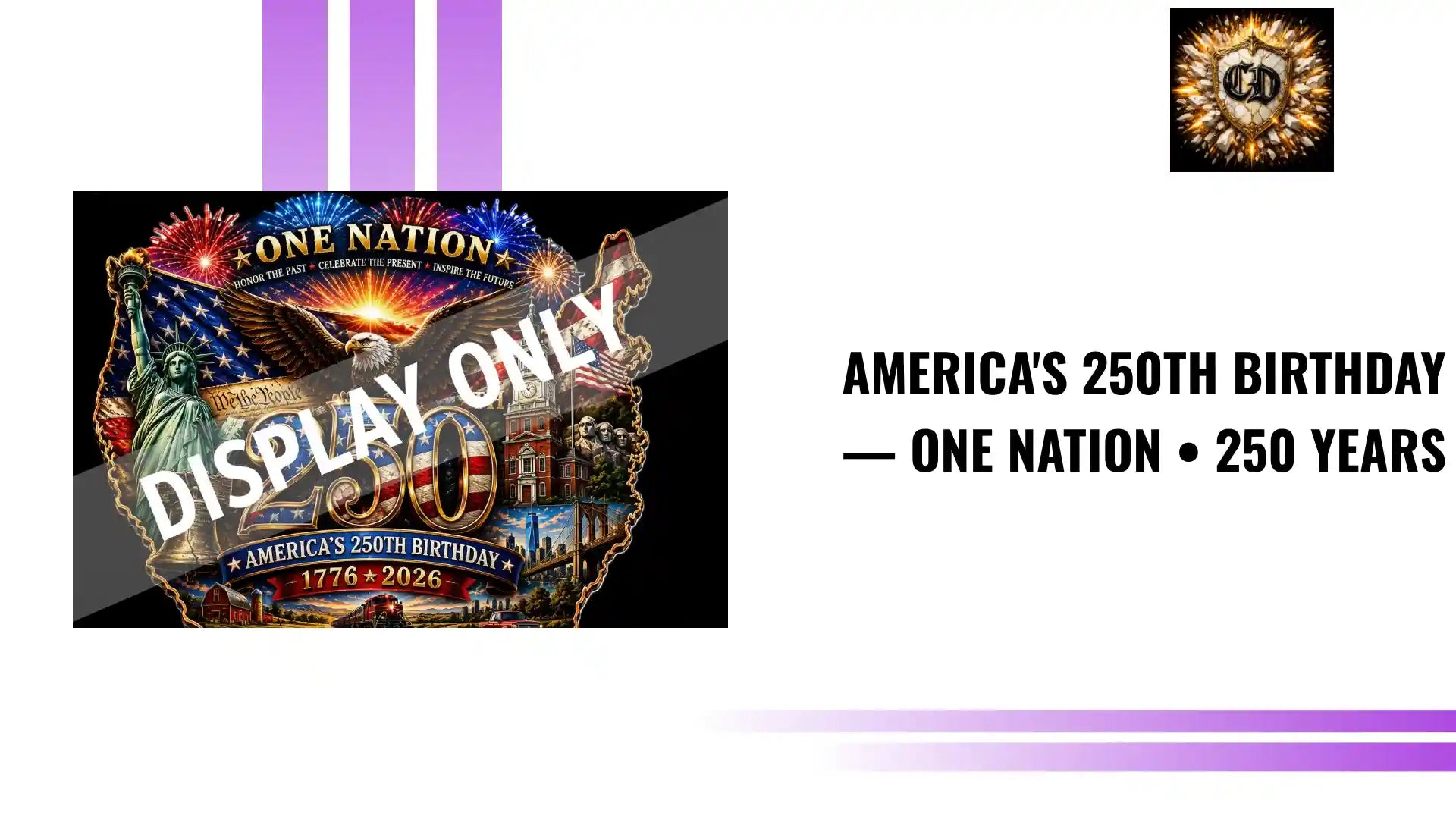 America's 250th Birthday &mdash; One Nation &bull; 250 Years by@Outfy