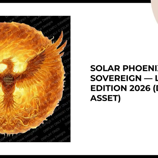Solar Phoenix Sovereign &mdash; Limited Edition 2026 (Digital Asset) by@Outfy