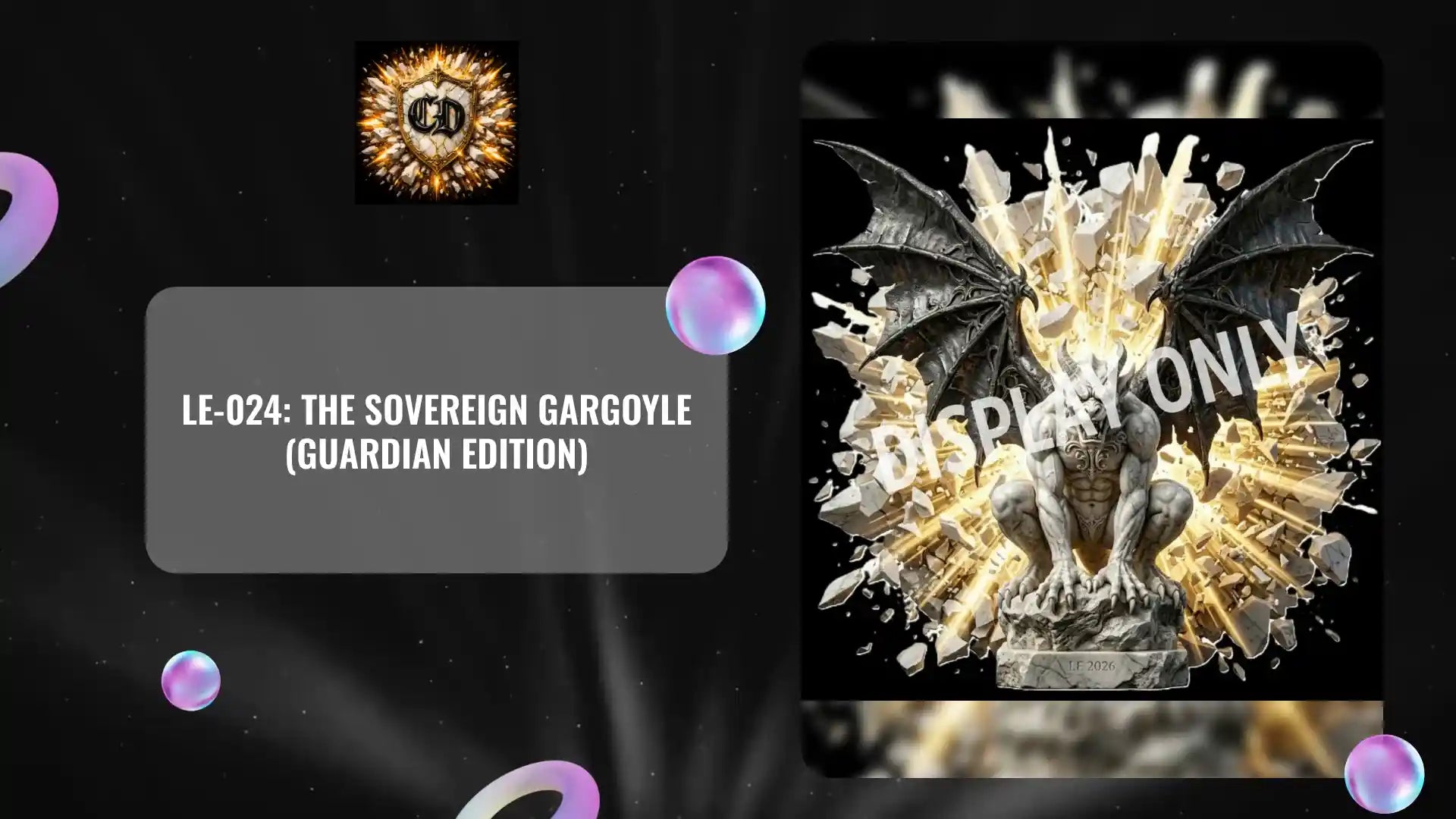 LE-024: The Sovereign Gargoyle (Guardian Edition) by@Outfy