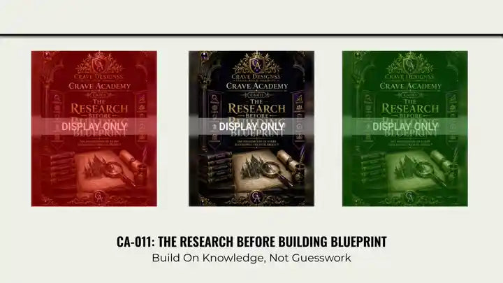 CA-011: The Research Before Building Blueprint by@Outfy