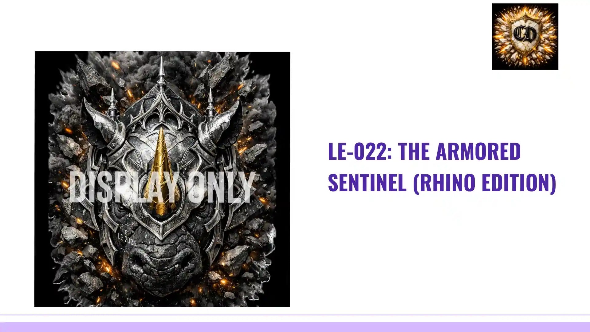 LE-022: The Armored Sentinel (Rhino Edition) by@Outfy