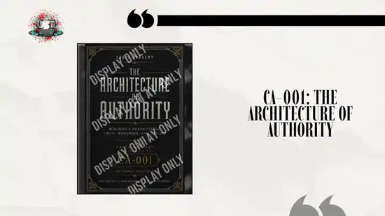 CA-001: The Architecture of Authority by@Outfy