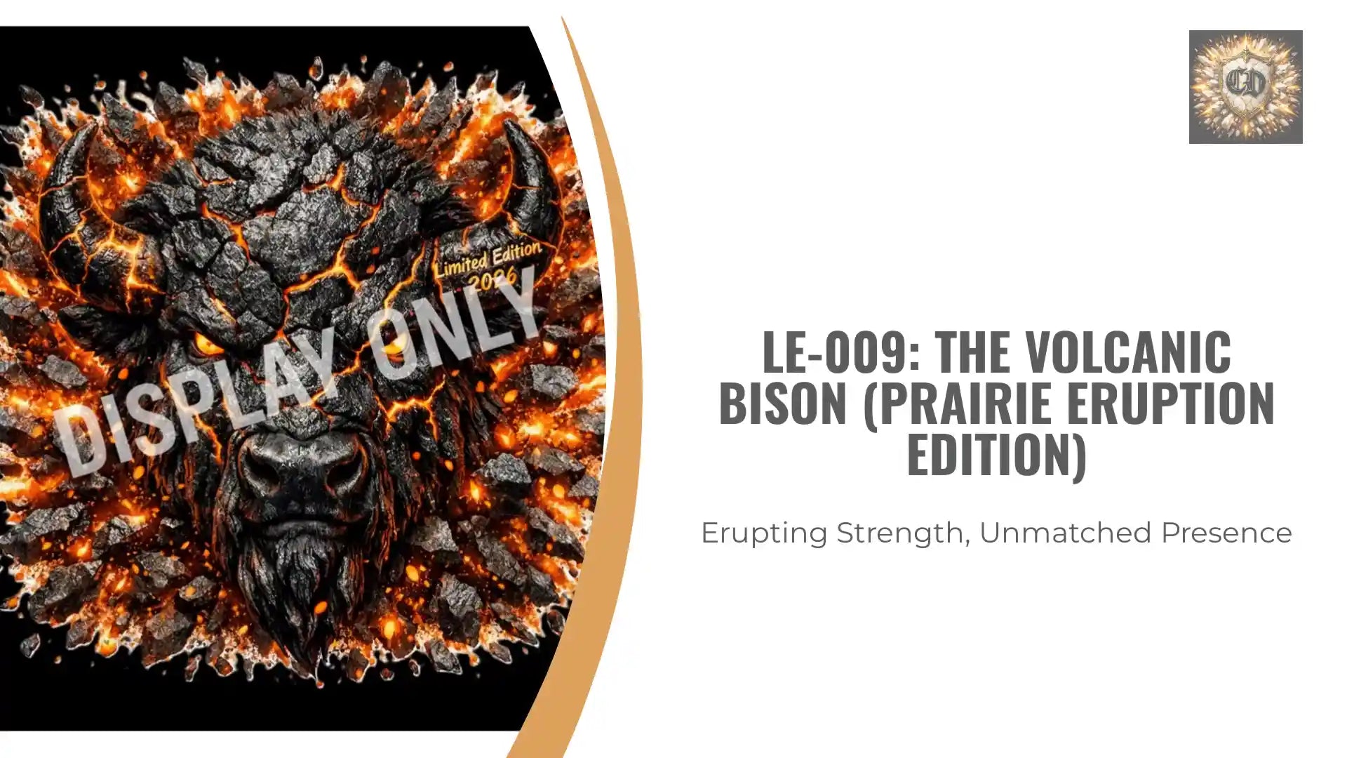 LE-009: The Volcanic Bison (Prairie Eruption Edition) by@Outfy