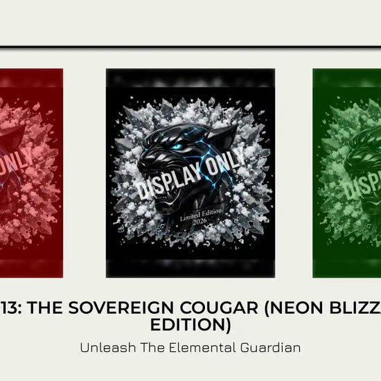LE-013: The Sovereign Cougar (Neon Blizzard Edition) by@Outfy