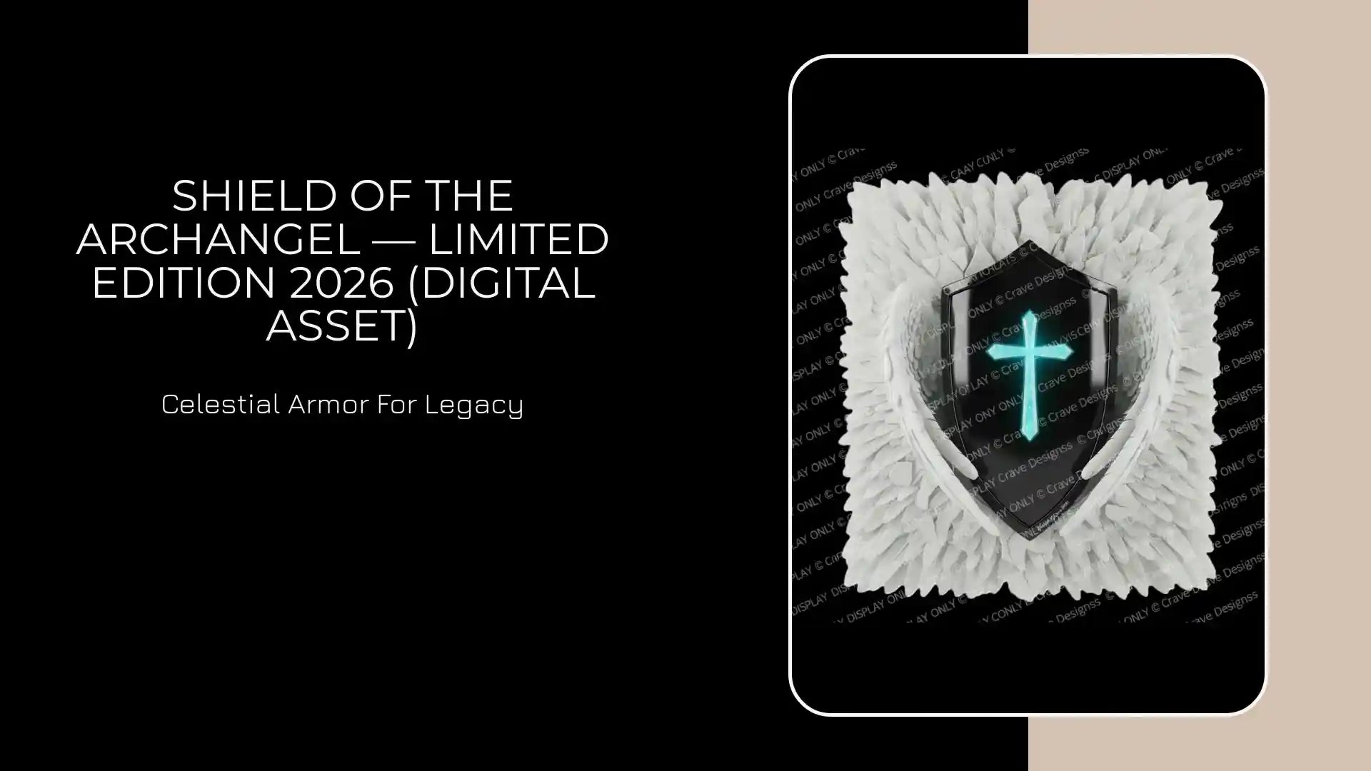 Shield of the Archangel &mdash; Limited Edition 2026 (Digital Asset) by@Outfy
