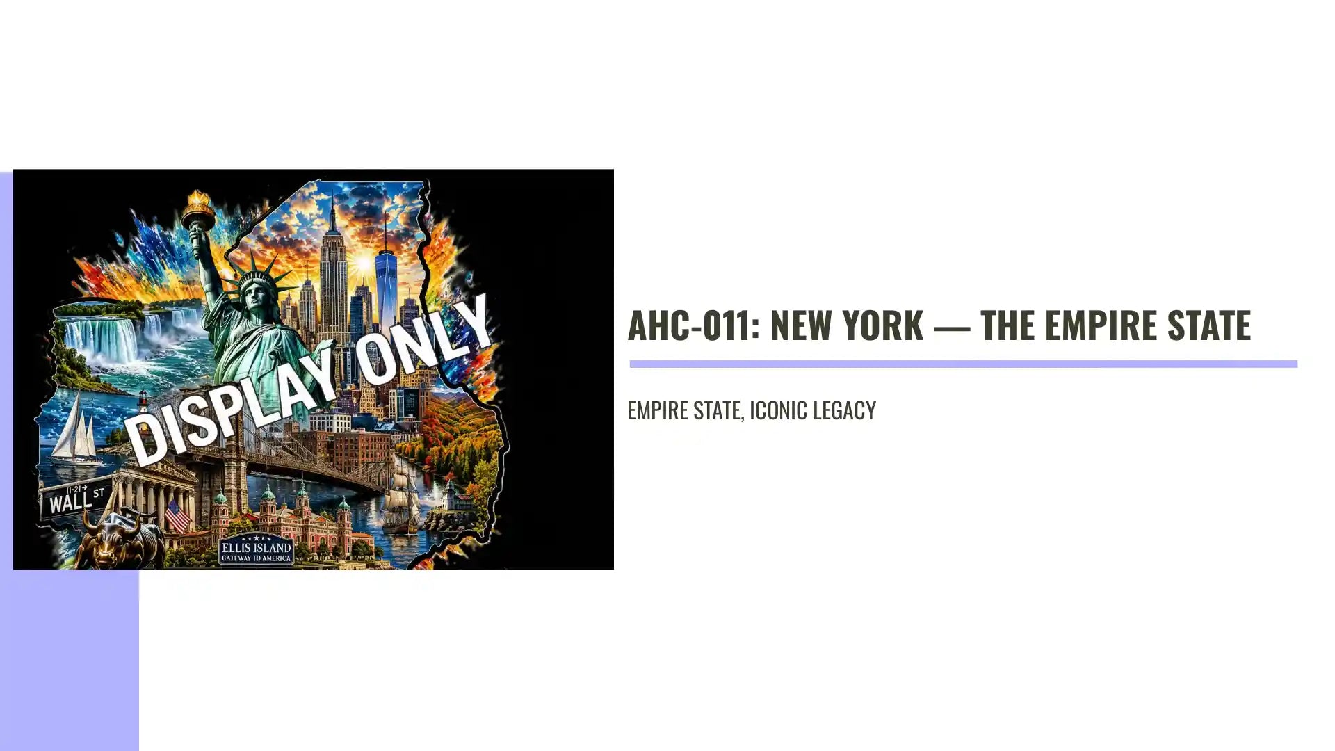 AHC-011: New York &mdash; The Empire State by@Outfy