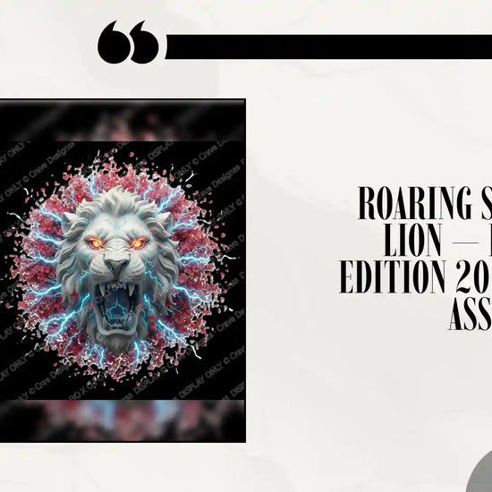 Roaring Sovereign Lion &mdash; Limited Edition 2026 (Digital Asset) by@Outfy