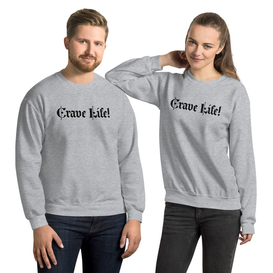 Unisex sweatshirt in classic fit made of 50% cotton and 50% polyester with soft air-jet spun yarn