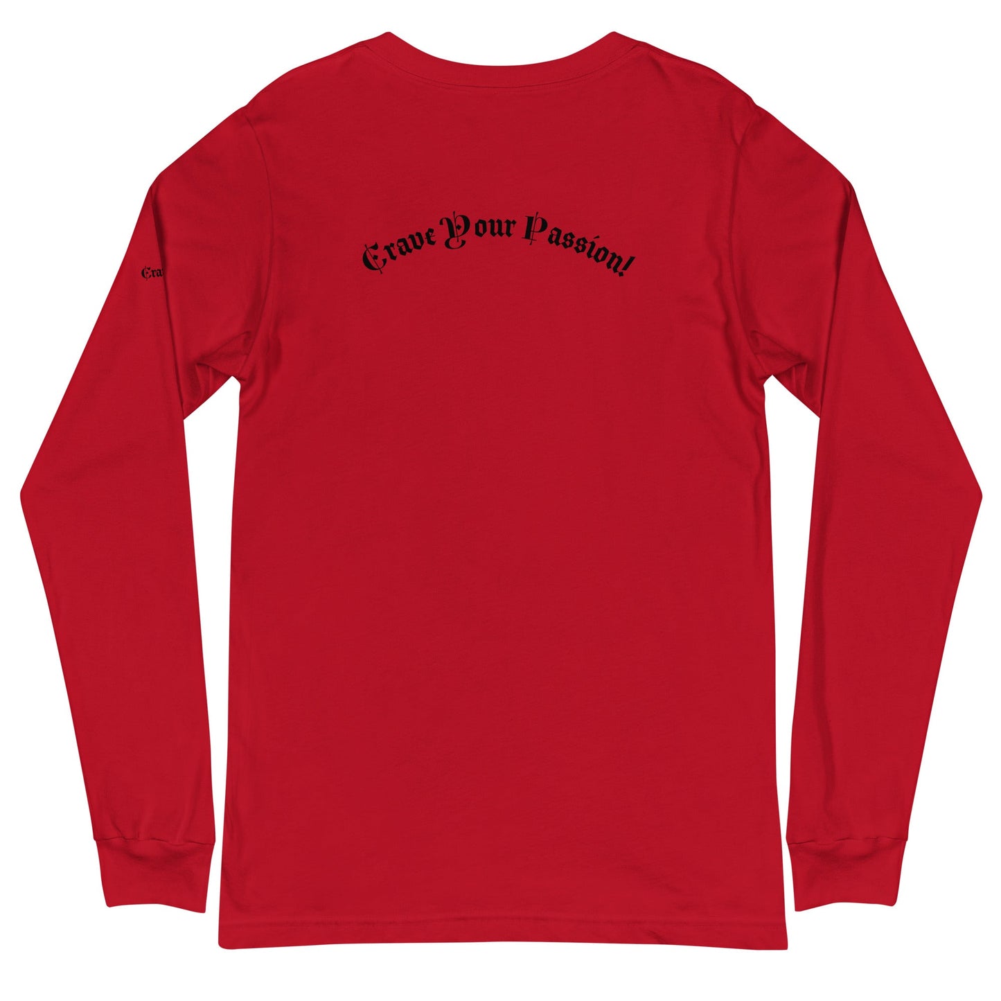 Unisex long sleeve tee in regular fit with crew neck and ribbed cuffs, made of soft airlume combed cotton.