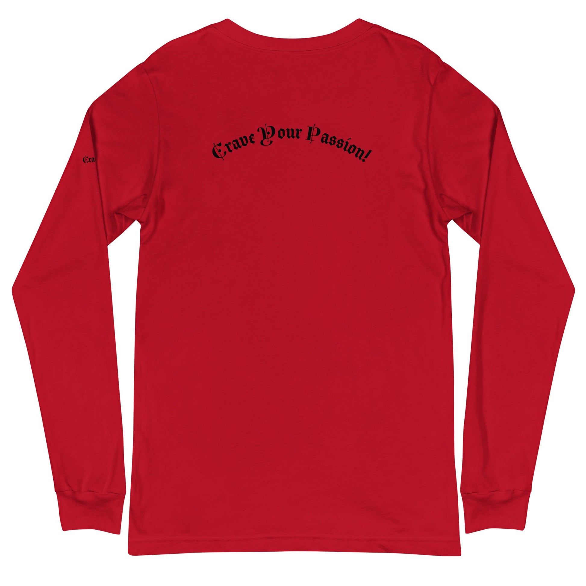 Unisex long sleeve tee in regular fit with crew neck and ribbed cuffs, made of soft airlume combed cotton.